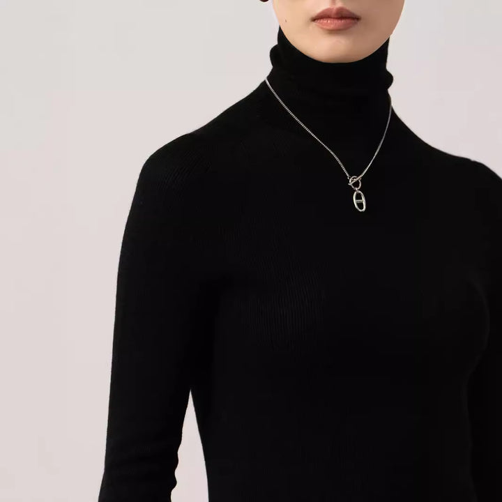 Damen weicher strukturierter Strickpullover – Mavelle