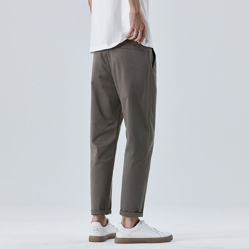 Herren Modische Chino-Hose mit Bundfalten Echo Archiv