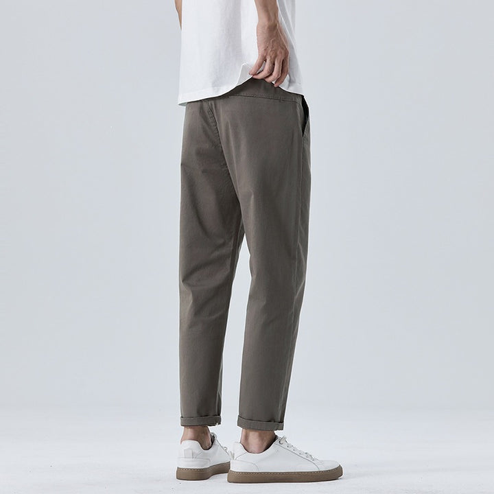 Herren Modische Chino-Hose mit Bundfalten Echo Archiv