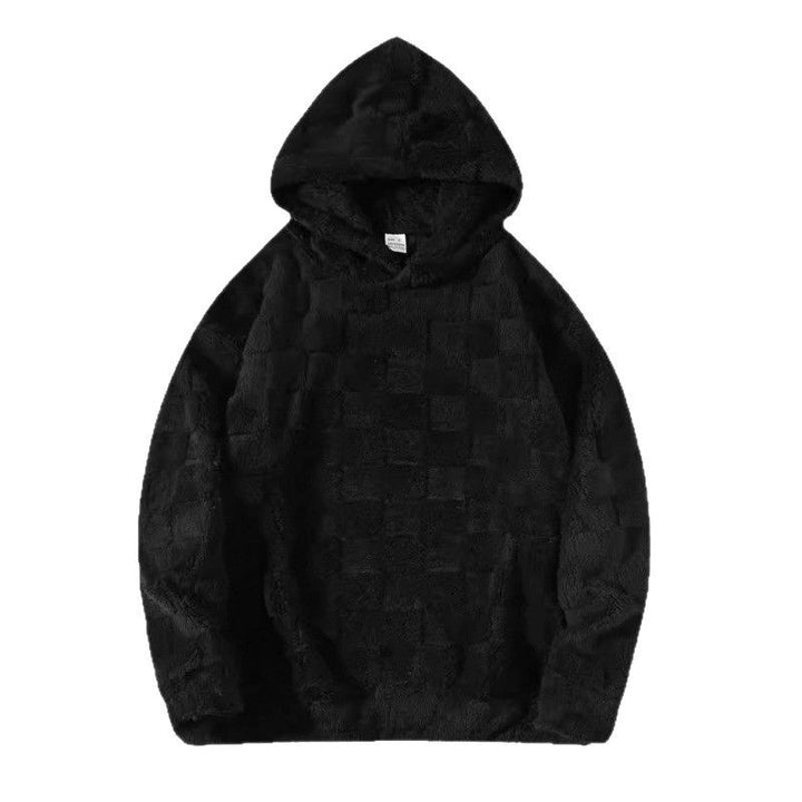 Herren gemütlicher Fleece-Hoodie mit strukturierter Oberfläche Echoarchiv