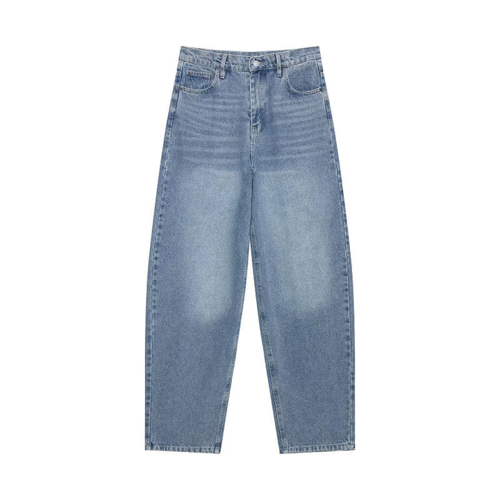 Damen Hochtaillierte weite Streifenjeans im Retro‑Look Echo Archiv