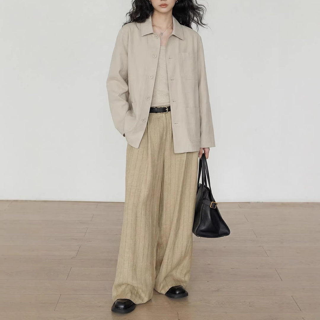 Damen Modische Utility-Jacke Echo Archiv