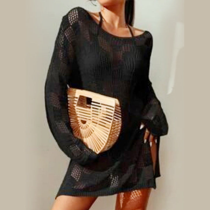 Damen luftiger Häkel-Strandpullover Echo Archiv