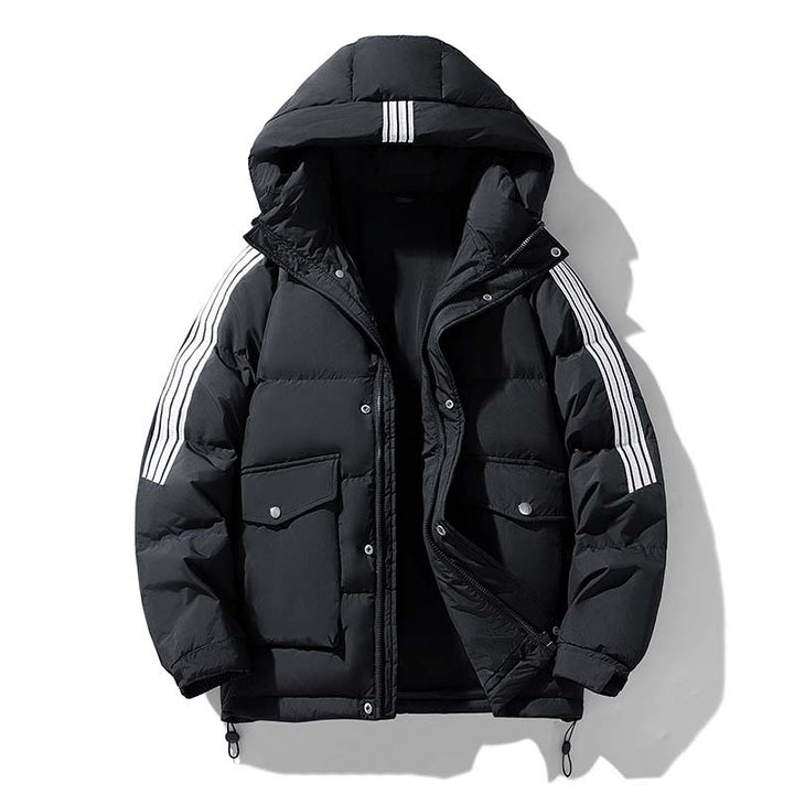 Herren Urbaner Bunter Winterparka Echoarchiv
