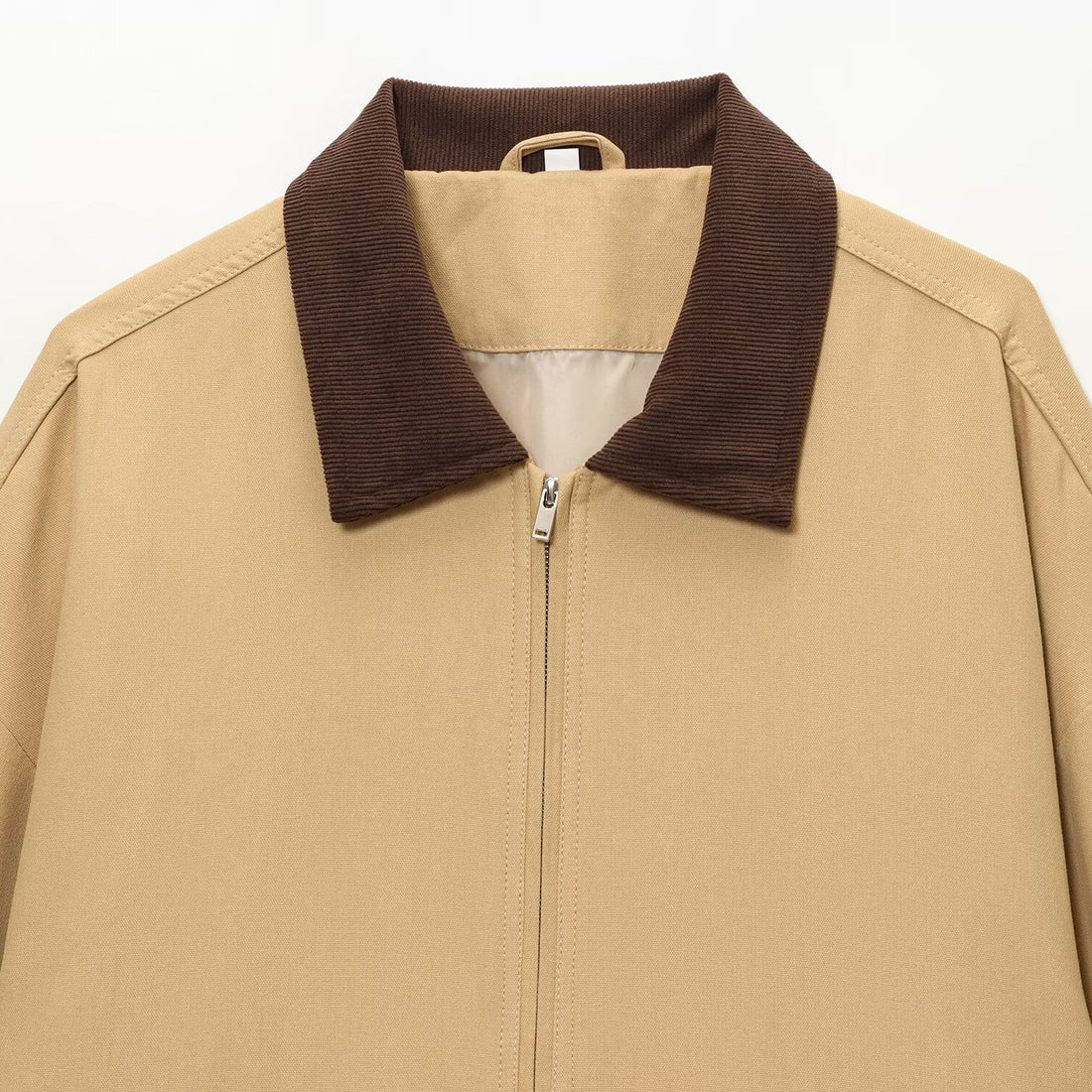 Damen Utility-Fieldjacke mit Cordkragen, Reißverschluss und aufgesetzten Klappentaschen Echoarchiv