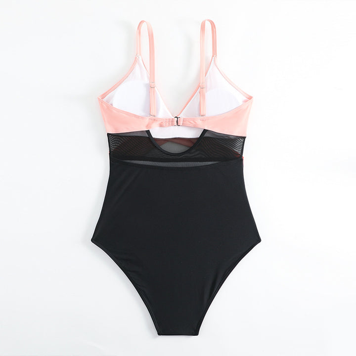 Damen Raffinierten Cut-Out Badeanzug Echo Archiv