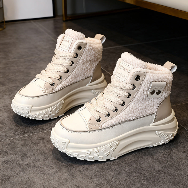 Fleecegefütterte Winter-Schneestiefel für Damen – Lioré