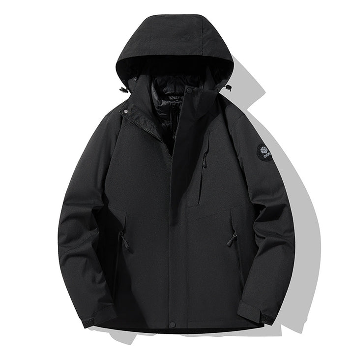 Herren Dreifach kombinierbare Funktionsjacke mit abnehmbarer Steppweste Echoarchiv