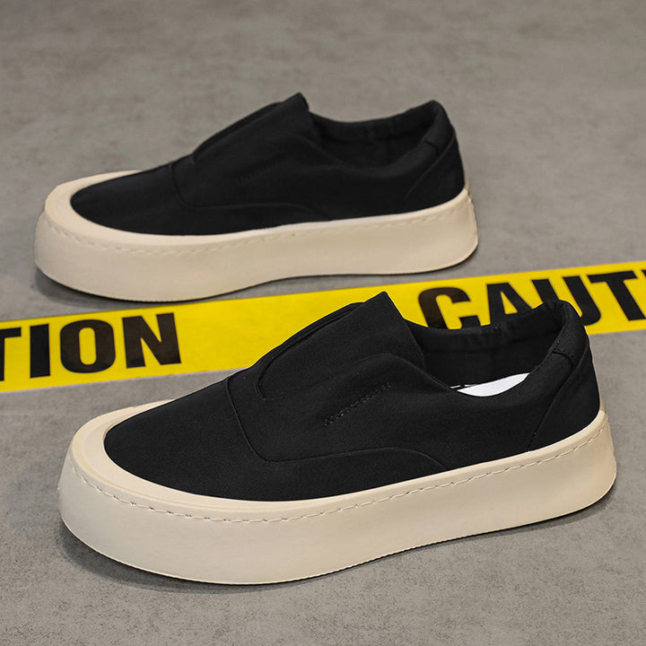 Damen Plateauslipper-Sneaker mit elastischer Schlupfpassform und dicker Gummi-Plateausohle Echoarchiv