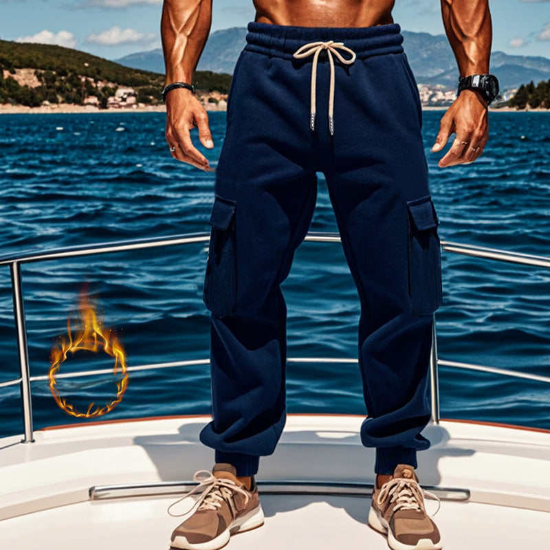Herren Sportliche Cargo-Jogginghose mit elastischem Bund und praktischen Taschen Echoarchiv