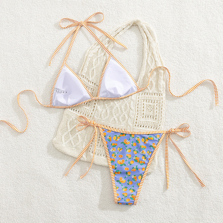 Damen Triangel-Bikini mit Häkeloberteil Echo Archiv