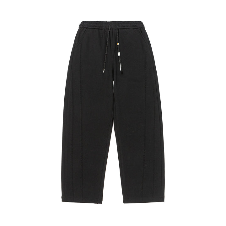 Damen Weite Cropped-Sweathose mit Elastikbund und aufgesetzter Gesäßtasche Echoarchiv