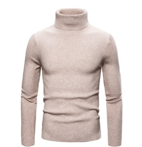 Herren Rollkragenpullover aus feinem Rippstrick Echoarchiv