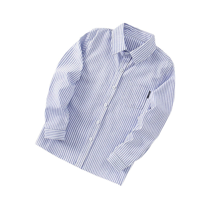 Damen elegantes gestreiftes Langarmhemd Echo Archiv