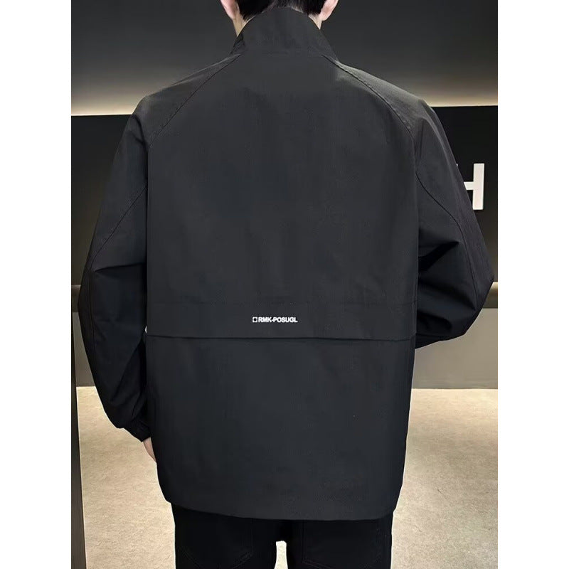 Herren Minimalistische Übergangsjacke – Taviero