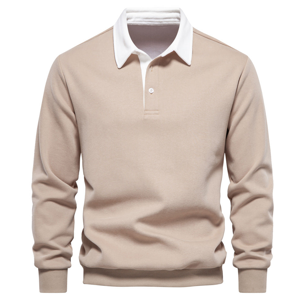 Herren Poloshirt mit kontrastierendem Kragen Echoarchiv