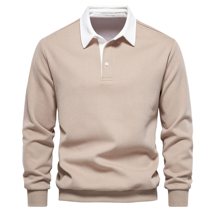 Herren Poloshirt mit kontrastierendem Kragen Echoarchiv
