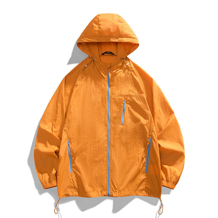 Herren leichtgewichtige Windjacke mit praktischen Taschen und atmungsaktiven Eigenschaften Echoarchiv