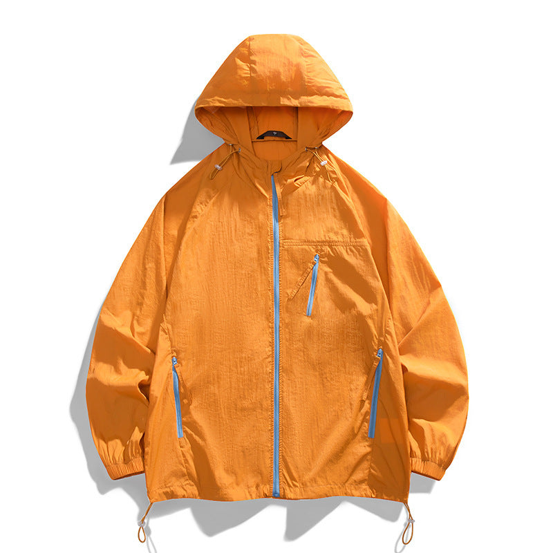 Herren leichtgewichtige Windjacke mit praktischen Taschen und atmungsaktiven Eigenschaften Echoarchiv