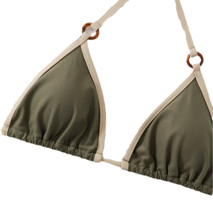 Damen Triangel-Bikini mit verstellbaren Bändern und eleganten Akzenten Echo Archiv