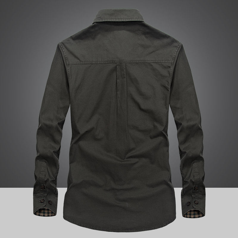 Herren mehrschichtige Utility-Hemd mit praktischem Design Echoarchiv