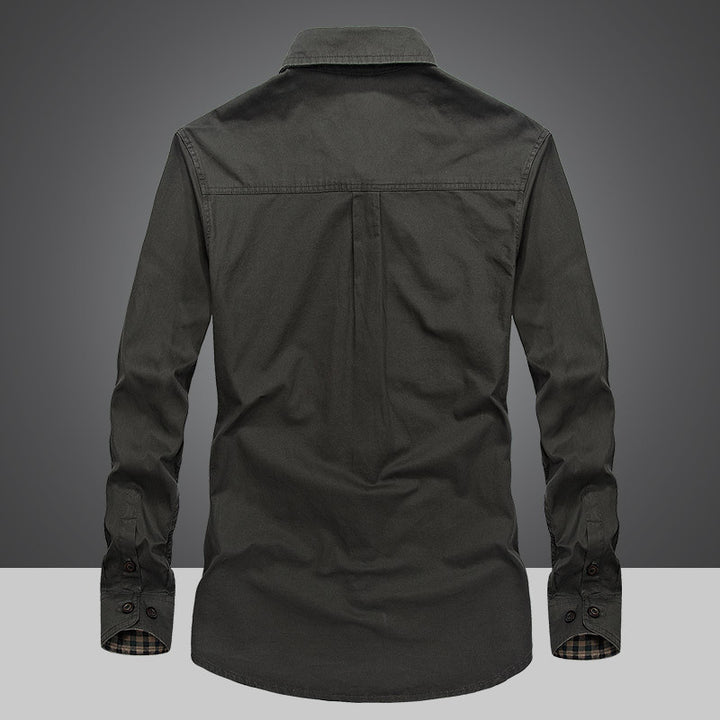 Herren mehrschichtige Utility-Hemd mit praktischem Design Echoarchiv