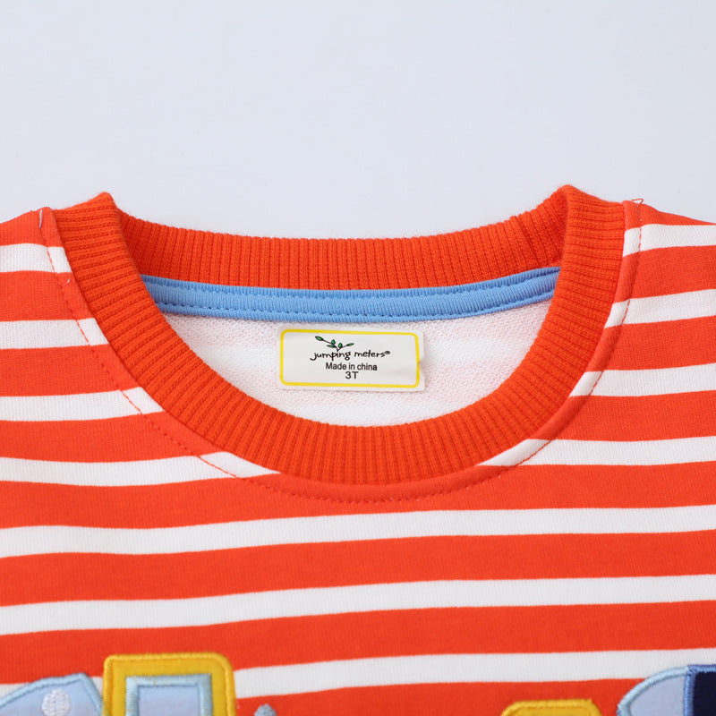 Jungen Sweatshirt mit buntem Baustellenmotiv Echo Archiv