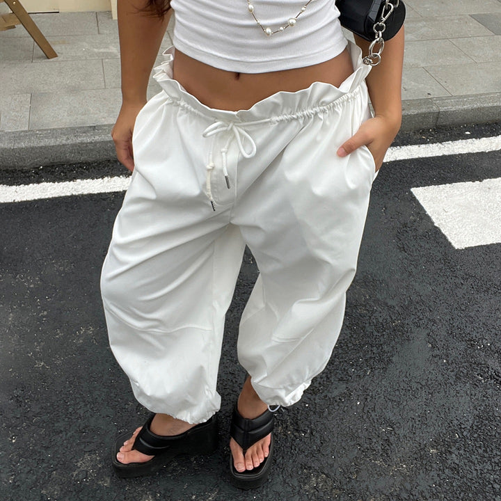 Damen Sportliche Relaxed-Fit Jogginghose mit verstellbarem Bund Echo Archiv