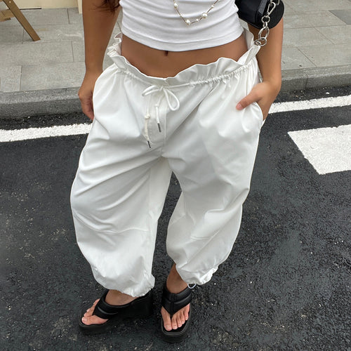 Damen Sportliche Relaxed-Fit Jogginghose mit verstellbarem Bund Echo Archiv