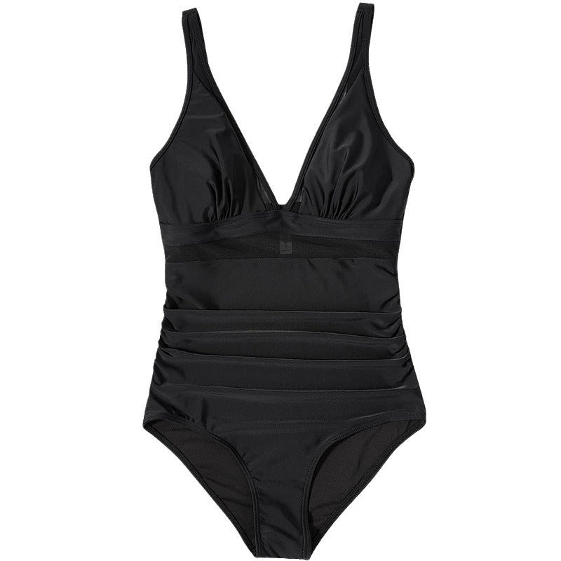 Damen Einteiler Badeanzug mit ansprechendem Leopardenmuster und figurformendem Design Echo Archiv