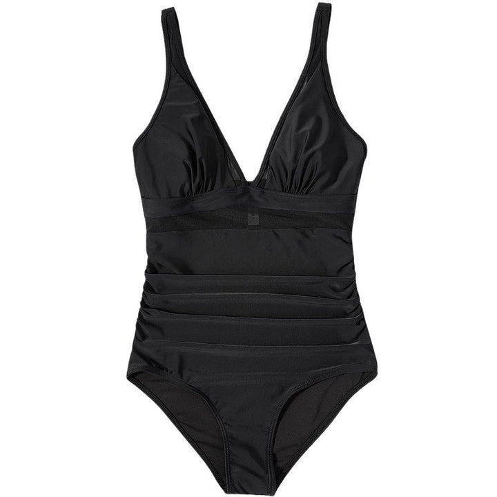 Damen Einteiler Badeanzug mit ansprechendem Leopardenmuster und figurformendem Design Echo Archiv