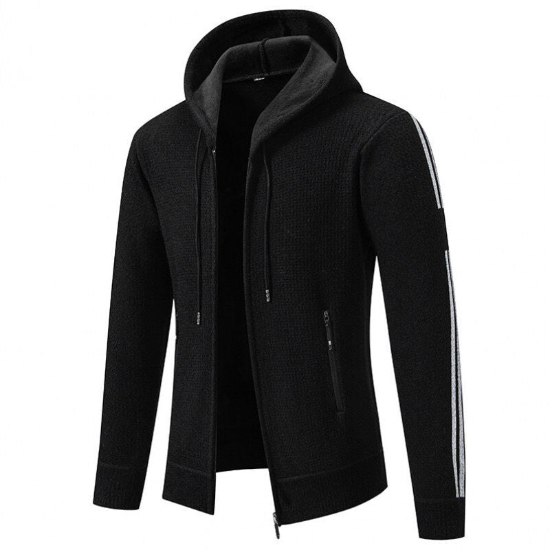 Herren Sweatjacke mit praktischen Reißverschlusstaschen und modernem Design Echoarchiv