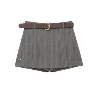 Damen elegante Shorts mit dekorativem Gürtel Echo Archiv