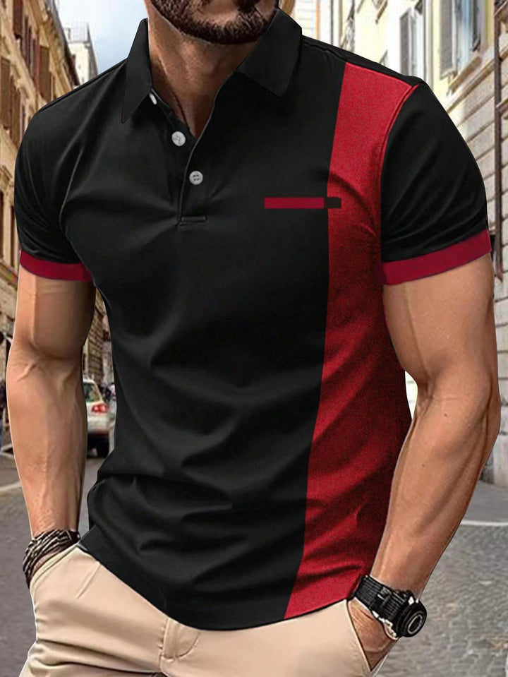 Herren Sportliches Kurzarm-Poloshirt Echoarchiv