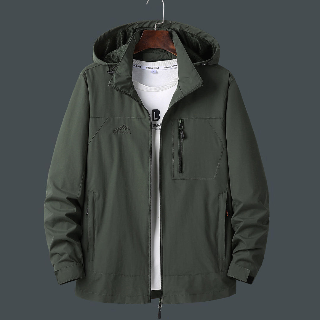 Herren Technische Outdoorjacke mit verstellbarer Kapuze Echo Archiv