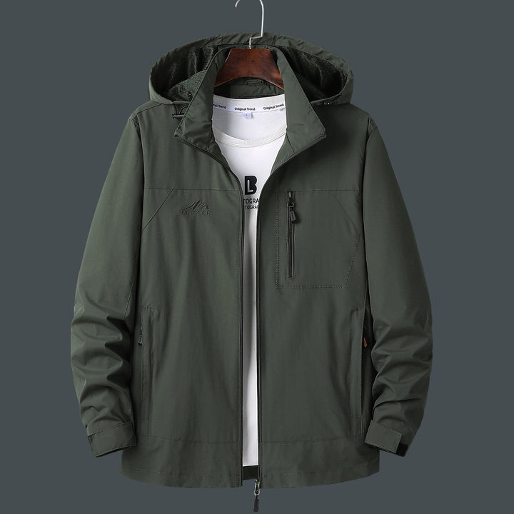 Herren Technische Outdoorjacke mit verstellbarer Kapuze Echo Archiv