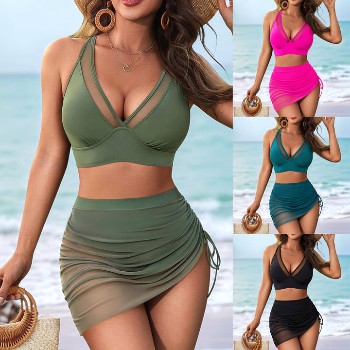 Damen Badeanzug mit raffiniertem Schnitt Echo Archiv