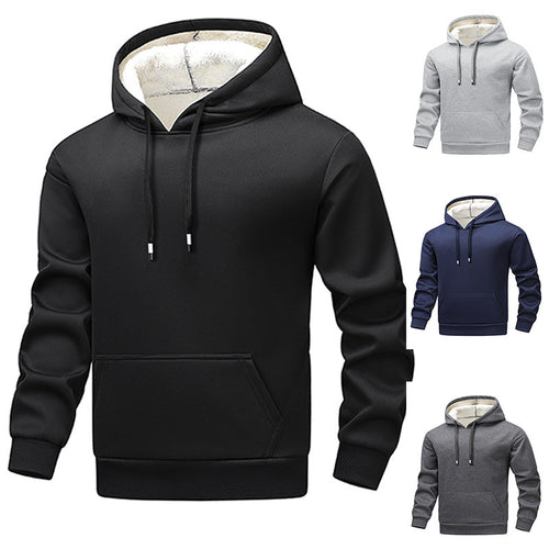 Herren gemütlicher Kapuzenpullover mit kuscheligem Innenfutter Echo Archiv