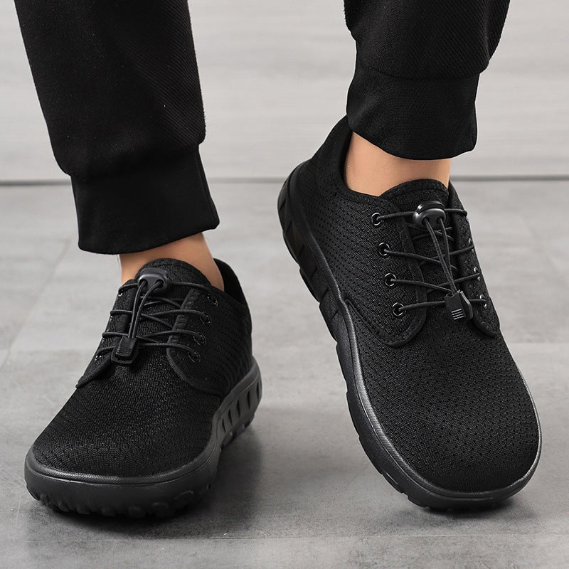 Damen Leichter Freizeit-Sneaker mit Schnellzug-Kordel, perforiertem Mesh & stoßdämpfender Laufsohle Echoarchiv