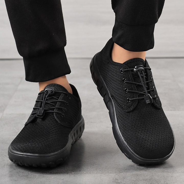 Damen Leichter Freizeit-Sneaker mit Schnellzug-Kordel, perforiertem Mesh & stoßdämpfender Laufsohle Echoarchiv