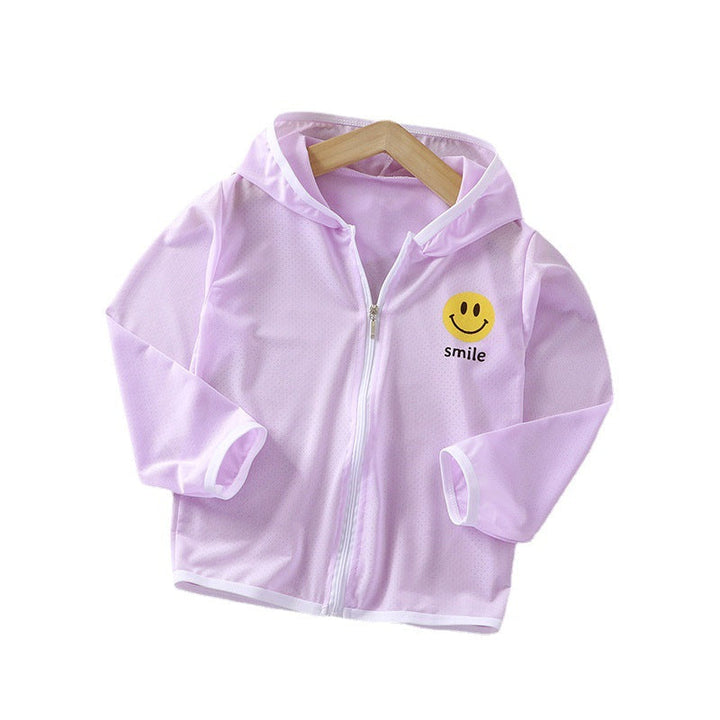 Unisex nan Kinder leichte Kapuzenjacke mit atmungsaktivem Meshstoff und durchgehendem Reißverschluss  Echo Archiv