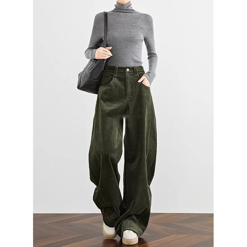 Damen Modischer Grobstrickpullover mit Rundhalsausschnitt Echoarchiv
