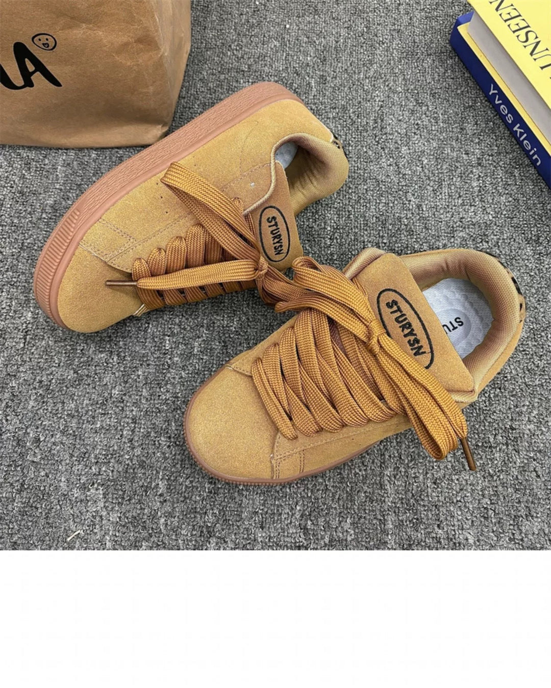 Damen modische Sneaker mit luxuriösem Veloursleder und komfortabler Dämpfung Echo Archiv