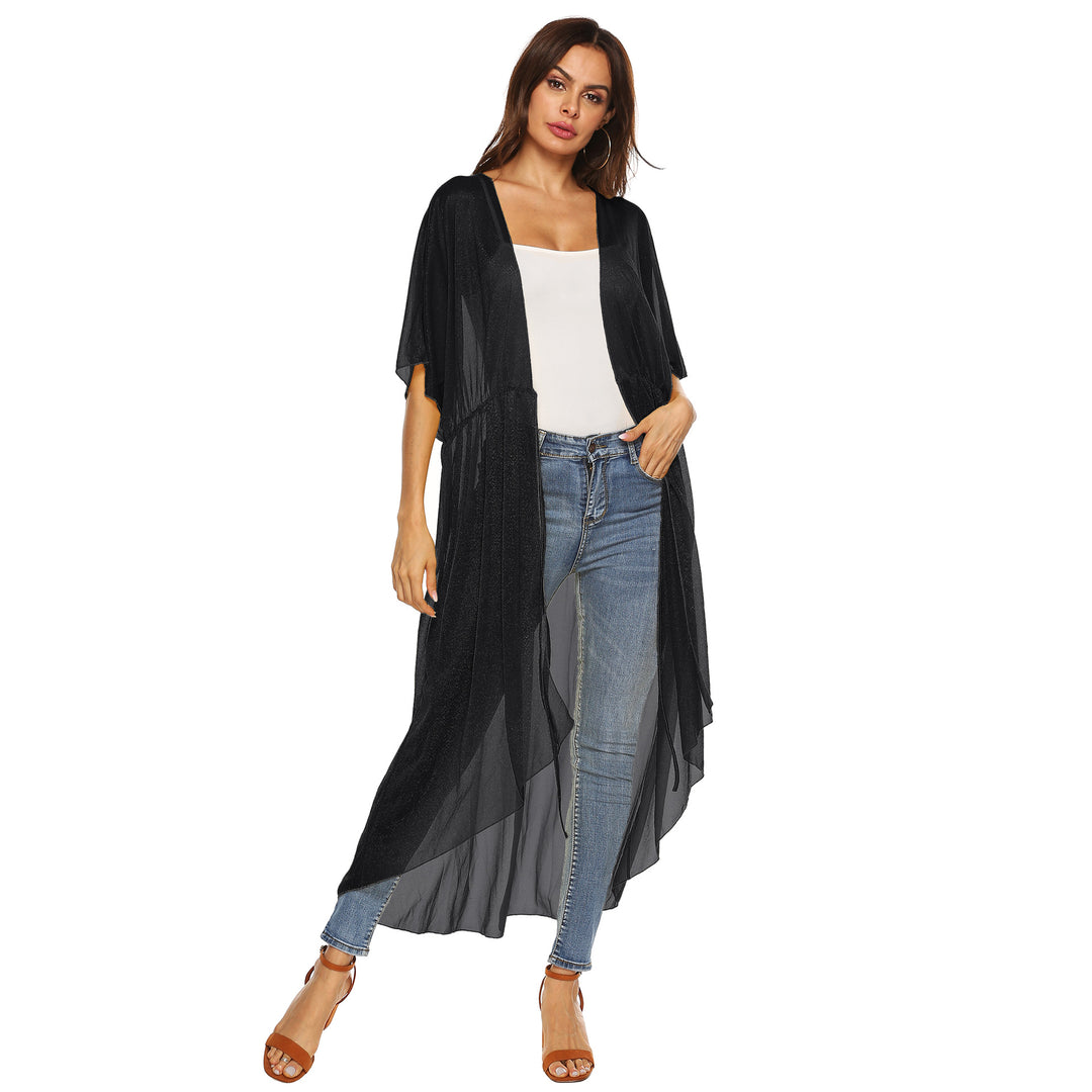 Damen eleganter, transparenter Strandkimono Echo Archiv