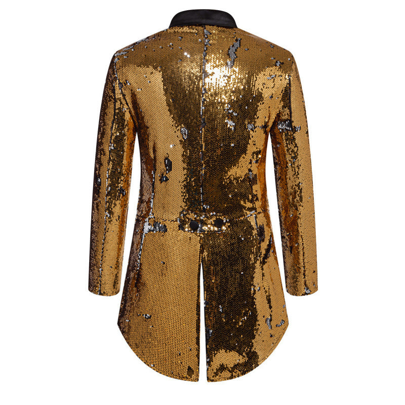 Herren Glitzernde Paillettenjacke Echoarchiv