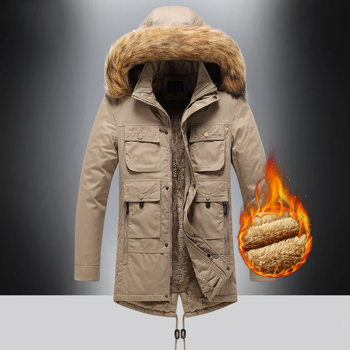 Herren isolierte Parkajacke Echoarchiv
