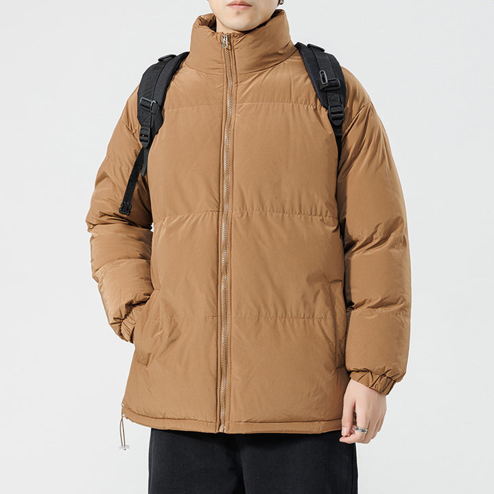 Herren gesteppte Funktionsjacke mit hohem Kragen und isolierendem Innenfutter Echoarchiv