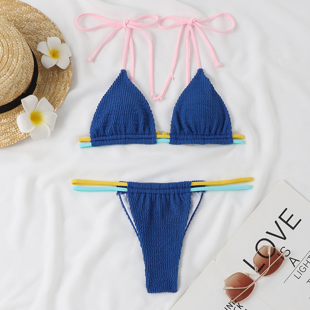 Damen Bikini-Set mit verstellbaren Trägern und kombiniertem Gummibund Echo Archiv