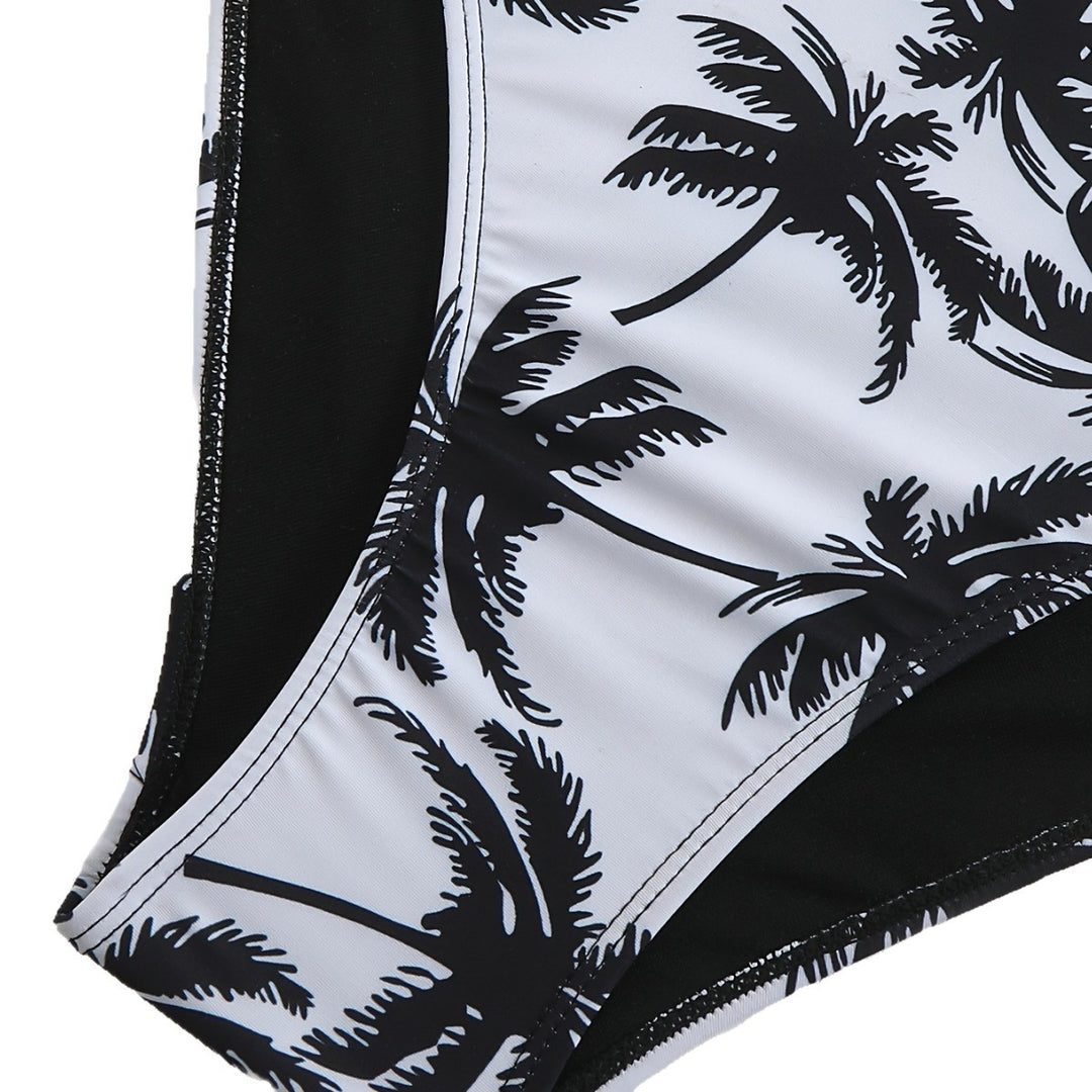 Damen Tankini-Set mit floralem Palmendruck Echo Archiv