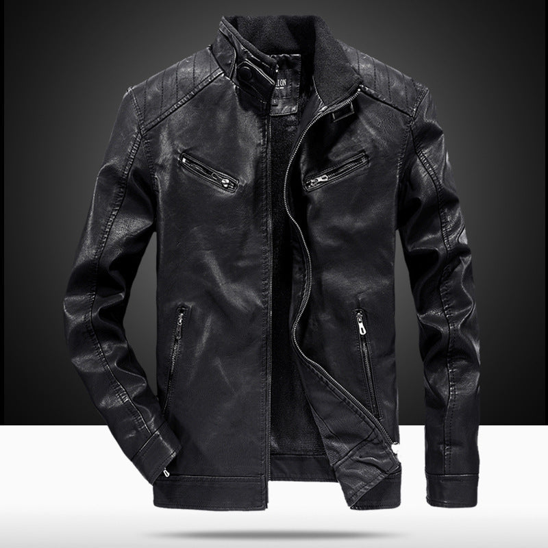 Herren Sportliche Bikerjacke Echo Archiv 1788417867